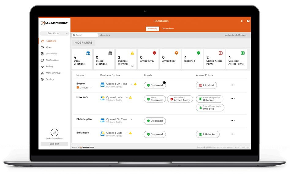 Multi-System Access Screen by Help Inc